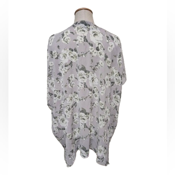 David Young One Size EUC Cold Shoulder Kimono - Picture 4 of 7